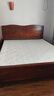 麦娅月实木床 胡桃木实木床中式双人床简约家用主卧婚床实木大床 胡桃木床+1柜+20cm乳胶弹簧床垫 1800*2000mm框架款 实拍图