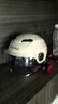 Andes HELMET3c认证电动摩托车头盔男四季女士夏季头盔安全帽四季通用夏天半盔 米白透明短【升级3C款】 均码 实拍图