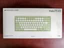 NuPhy Halo75 V2客制化机械键盘 无线三模Gasket电竞游戏办公专用键盘 人体工学多功能RGB热插拔83键 莫吉托 树莓轴（线性轴/46gf） 83键 实拍图