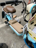 飞鸽电动车新款女生小型轻便新国标电动自行车成人代步通勤续航电单车两轮电瓶车 晴空蓝【全国联保/智能快充/终身保障】 【石墨烯】14A载能-续航约42公里+可提充电 实拍图