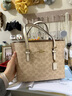 蔻驰（COACH）【品牌直供】女士MOLLIE25中号手提单肩斜挎托特包奶茶色CV965 实拍图