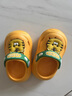 babycrayon小老虎小猪儿童拖鞋洞洞鞋夏季男童女童婴宝宝可爱凉拖鞋外穿 小黄虎 15 cm内长【150】脚长约14.5-15穿 实拍图