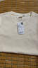 GAP女装2025春季新款刺绣logo罗纹弹力短袖T恤简约常规上衣761951 米白色 M (165/84A) 亚洲尺码 实拍图