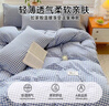 无印良品一次性床单被套被罩枕套床上三件套单人旅游酒店隔脏床品-蓝格子 实拍图