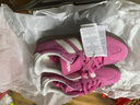 adidas「T头鞋」BARREDA板鞋德训鞋男女阿迪达斯轻运动 粉色/汉玉白/树脂黄   42 实拍图