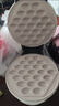 华帝（VATTI）多功能华夫饼机双面加热家用0氟钛瓷可拆洗小型早餐机鸡蛋仔蛋卷机可定时调温卡通蛋糕机轻食机 米白色主机【华夫烤盘】 实拍图