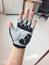 洛克兄弟（ROCKBROS） 骑行手套自行车半指夏季户外手套男女款短指骑车手套骑行装备 S030 黑色 SBR掌垫  S 实拍图