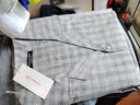 三枪（THREEGUN）睡衣男梭织纯棉英伦格子印花短袖长裤开襟翻领男士家居服套装 实拍图