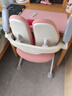米粒生活F1儿童学习椅子小学生书房写字椅家用可升降座椅凳131/134FB布粉 实拍图