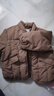 巴拉巴拉童装儿童棉服男童女童外套冬装棉衣绣花宝宝衣服 咖啡A51212 100 实拍图