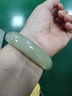 五花八门和田玉手镯女 浅青玉镯子天然高冰玉石手镯节日生日礼物附证书 浅色 57-59圈口 实拍图