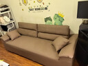 岁植现代简约真皮客厅沙发直排防猫抓百搭2025新款沙发大小户型出租屋 纳米科技布-乳胶坐垫 2.1米直排【三人位】 实拍图