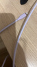 ANKER安克 充电线苹果mfi认证适用iphone12/13/14手机充电器亲肤type-c转lightning快充数据线0.9m浅紫 实拍图