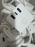 公牛（BULL）20W PD苹果快充魔方插座/插线板/插排/接线板 Type-c+USB+3孔全长1.5米白色 GNV-UU2203C总控开关 实拍图