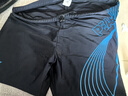 匹克泳裤男士专业抗氯舒适平角速干温泉度假游泳裤 黑蓝 4xl 实拍图