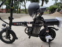 新大洲新国标代驾折叠电动车超长续航 锂电池电瓶助力自行单车轻便迷你小型男女士代步上班用可放后备箱 至尊-12减震-进口级35A-纯电续航≤105km 实拍图