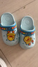B.Duck小黄鸭童鞋儿童拖鞋男童透气洞洞鞋女童可爱家居鞋0955月色22 实拍图