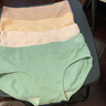 美·雅·挺女士内裤中腰100%纯棉裆石墨烯抗菌收腹提臀女式无痕三角短裤头 中腰纯棉款（粉+豆+肤+绿） 4条 L 【适合80-105斤】 实拍图