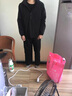 PINFULU秋季卫衣套装男装套装衣服外套男士休闲运动套装潮流宽松春秋 2192+305黑色 XL (120-135斤) 实拍图