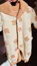 迷你巴拉（minibala）【双面穿】巴拉婴儿连体衣棉服外出幼儿衣服保暖双面绒两面穿外套 咖色调00355 73cm 实拍图