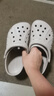 CROCS卡骆驰洞洞鞋贝雅男鞋女鞋轻便耐磨一脚蹬拖鞋休闲鞋|10126 卵石色-2V3 36 /37(220mm) 实拍图
