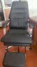 顾全老板椅家用办公椅久坐舒服电脑椅人体工学可躺午休椅子C533金黑皮 实拍图