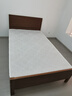 兴瑀汇实木床1.5米1.8m新中式双人床胡桃色木床主卧家用现代简约单人 胡桃色床+5cm床垫 1.2米*2米框架结构 实拍图