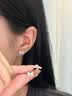中国黄金（CHINA GOLD）S925银耳钉女款轻奢优雅蝴蝶结直针耳饰情人节生日礼物送女友爱人 【今/次日达】S925银蝴蝶结耳钉 实拍图