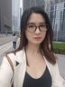 moody美瞳半年抛大小直径近视彩色隐形眼镜1片装 黑桃冰茶 475度  实拍图