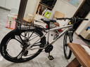 凤凰自行车成年人男女变速自行车青少年单车越野公路车学生山地自行车 铝架/蓝图变速/正新轮胎/三刀灰 24速27.5寸【适合170-195cm】 实拍图