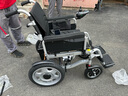 德伴电动轮椅老年人全自动轻便可折叠旅行残疾专用智能可躺代步YLB-W 【越障大轮】500W+远程遥控 锂电26A 实拍图