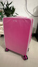 DTA宽拉杆行李箱女大容量新款拉杆箱登机箱密码旅行箱男芭比粉20英寸 实拍图
