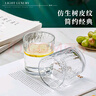 青苹果玻璃杯6只装 水杯茶杯早餐杯牛奶杯套装 单层家用 220ml 实拍图
