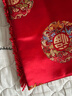 翠涛结婚包袱皮 新娘订婚用品嫁妆红布女方陪嫁用品大号红盖布90cm 实拍图