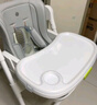 babycare宝宝餐椅6个月以上吃饭可折叠儿童座椅可移动婴儿成长椅 贝壳白 实拍图