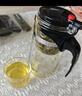 山點水飘逸杯茶水分离过滤泡茶壶按压式耐热玻璃茶具生日礼物750ml 实拍图