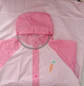 天堂伞天堂背囊式可爱卡通柔软无味儿童带书包位学生雨披男女儿童雨衣 粉色 XXL（适合身高130-140） 实拍图