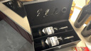 四夕罗（SIXILUO） 通用双支皮盒两瓶750ML红酒葡萄酒礼盒冰酒皮箱子现货 双支黑色（带酒具） 实拍图