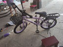 儿童自行车6-10岁7-12岁女童学生车小孩脚踏车单速变速碟刹山地车 顶配紫色丨变速+后货架+大礼包 20寸【适合身高130-150cm】 实拍图