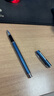 得力（deli） 金属中性笔重手感高颜值签字笔碳素黑水笔激光刻字姓名广告年会礼物奖品企业定制logo S82金属蓝（免费定制） 实拍图