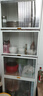 帅仕（shuaishi）厨房用具置物架落地餐边橱柜冰箱夹缝收纳碗柜微波炉烤箱储物柜子 白【整柜加高】5层60长-加深款 实拍图