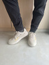 森馬男鞋2025秋季新款休闲百搭小白鞋子男士软底轻便厚底增高板鞋男款 米色 37 实拍图