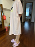 蕉内棉棉520Sleep女士睡裙5A抑菌棉莫印花PetsPets短袖睡衣无袖家居服 实拍图