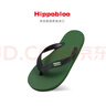 hippobloo河马泰国进口乳胶人字拖男女舒适防滑橡胶凉拖鞋海边沙滩ins潮拖 咖军绿 43 (泰11.5) 实拍图
