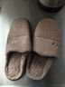 回力棉拖鞋男秋冬季室内防滑保暖加绒软底情侣家居鞋新款女士厚底秋天 咖啡色 44-45 偏小一码 实拍图