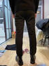 罗蒙（ROMON）秋冬毛呢裤男士宽松休闲裤保暖厚款百搭九分裤呢子西装长裤子 黑色长裤 32 【建议135-145斤】 实拍图