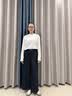 猫人2026新款纯棉长袖白色T恤女士内搭上衣大码情侣百搭春夏季打底衫 实拍图