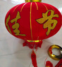 新新精艺大红灯笼2个装元旦春节装饰宫灯阳台大门口挂饰灯笼 欢度佳节120# 实拍图
