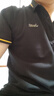 吉普（JEEP）短袖T恤男夏季Polo商务休闲衫男士宽松凉感衣服男装 黑色  2XL 实拍图