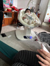 优乐博（ULOP）哄娃神器摇摇椅婴儿电动摇椅摇篮宝宝哄睡神器新生儿见面礼物实用 3D智能电动婴儿摇摇椅-米白 实拍图